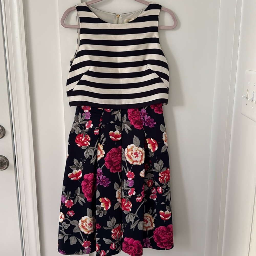 NWT Anthropologie Floral Dress Size 4 - Picture 2 of 10
